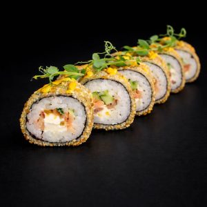 Темпура с лососем 8 шт